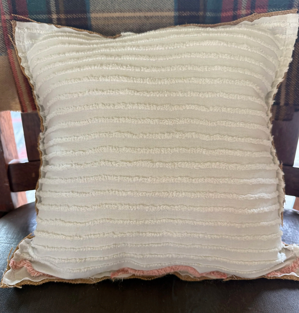 Thumbnail: Vintage Pig Quilt Accent Pillow