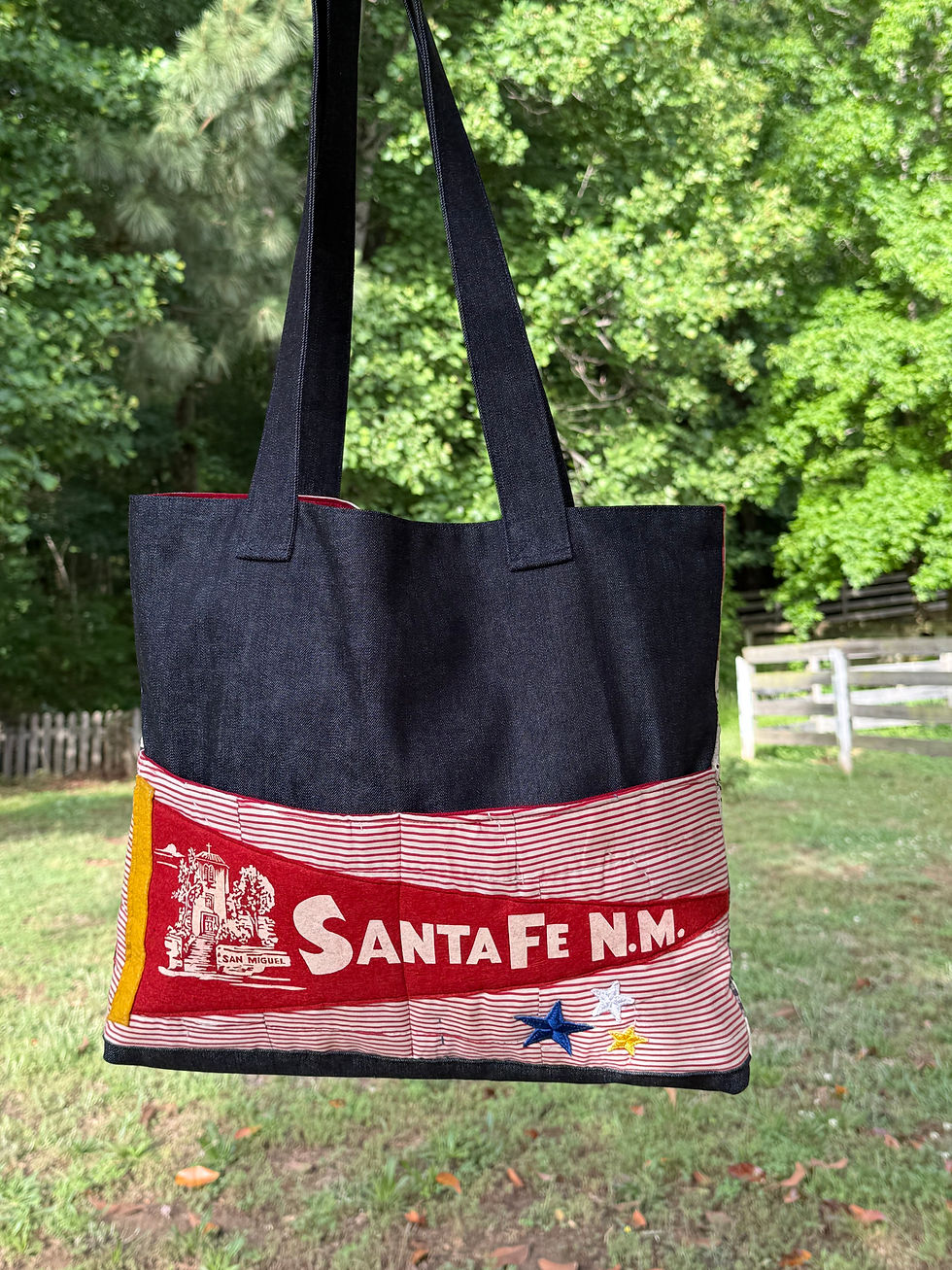 Thumbnail: Lady Liberty Collection - Santa Fe Market Tote Bag