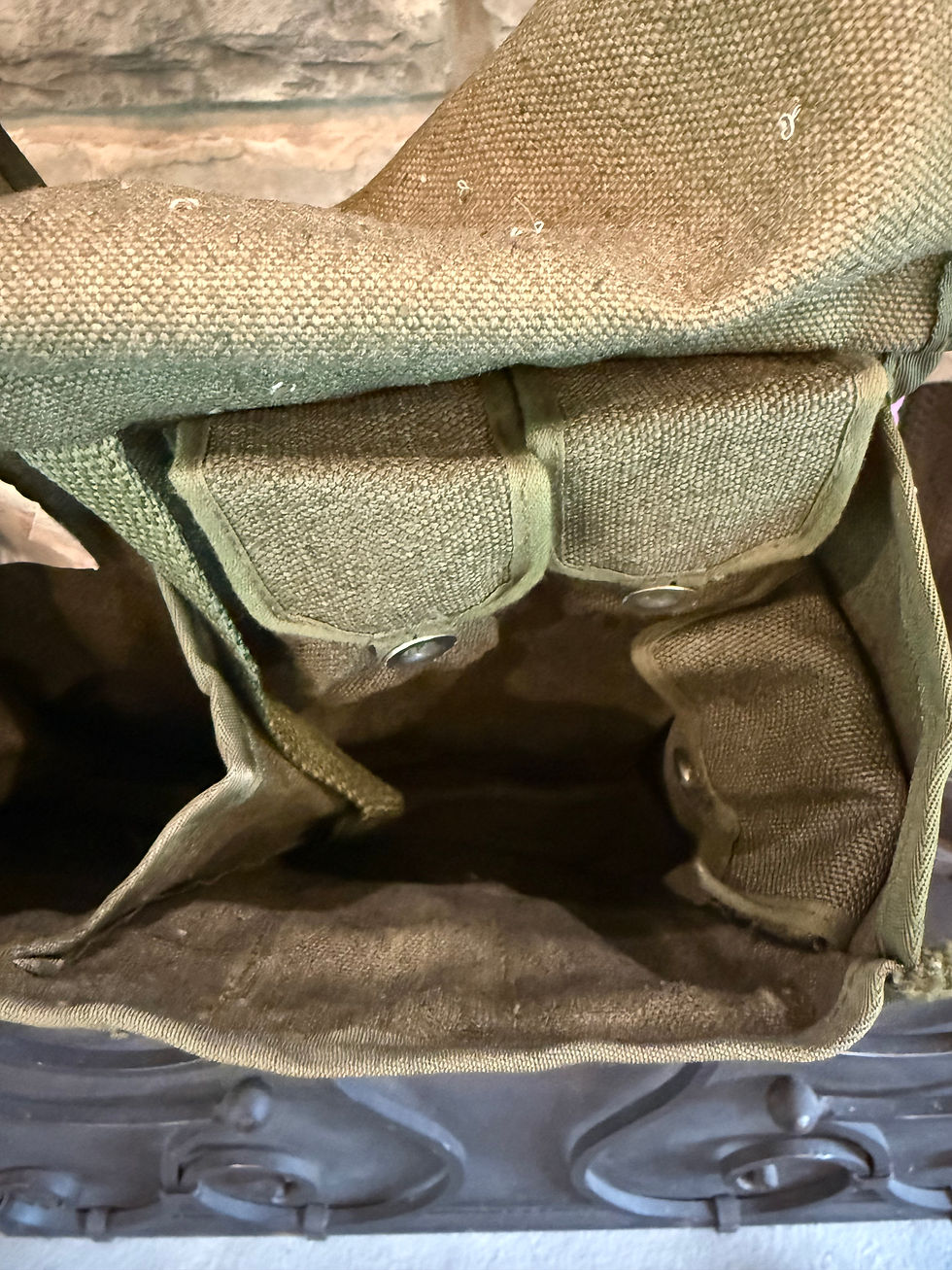 Thumbnail: Vintage Cold-War Era Military Shoulder Bag - #02