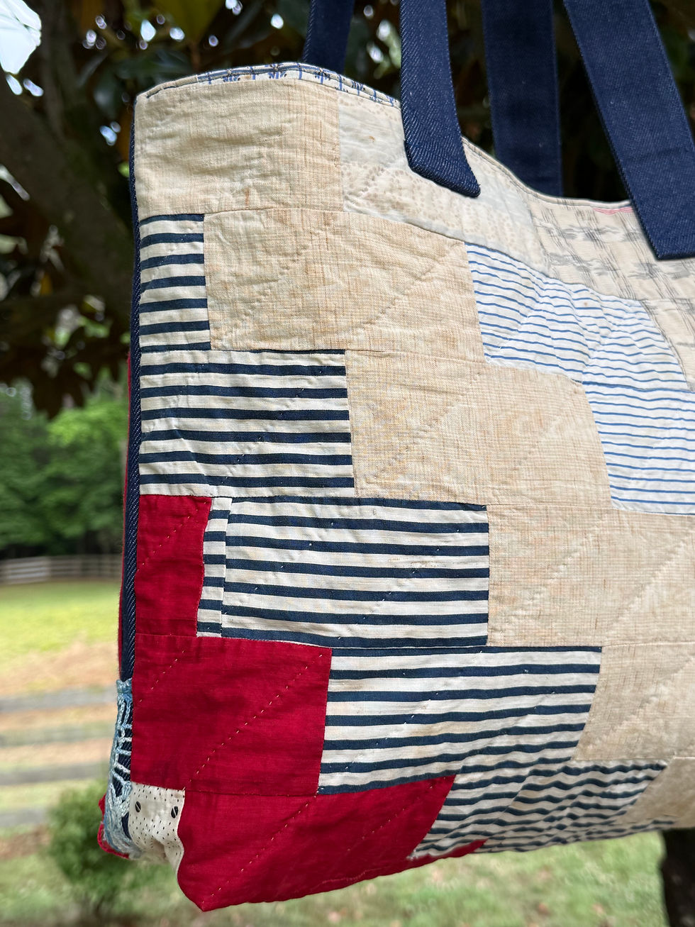 Thumbnail: Lady Liberty Collection - Lobster Market Tote Bag
