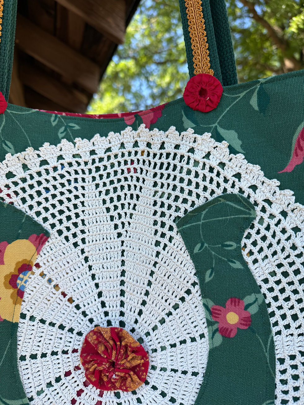 Thumbnail: Vintage Horse Shoe Tote Bag