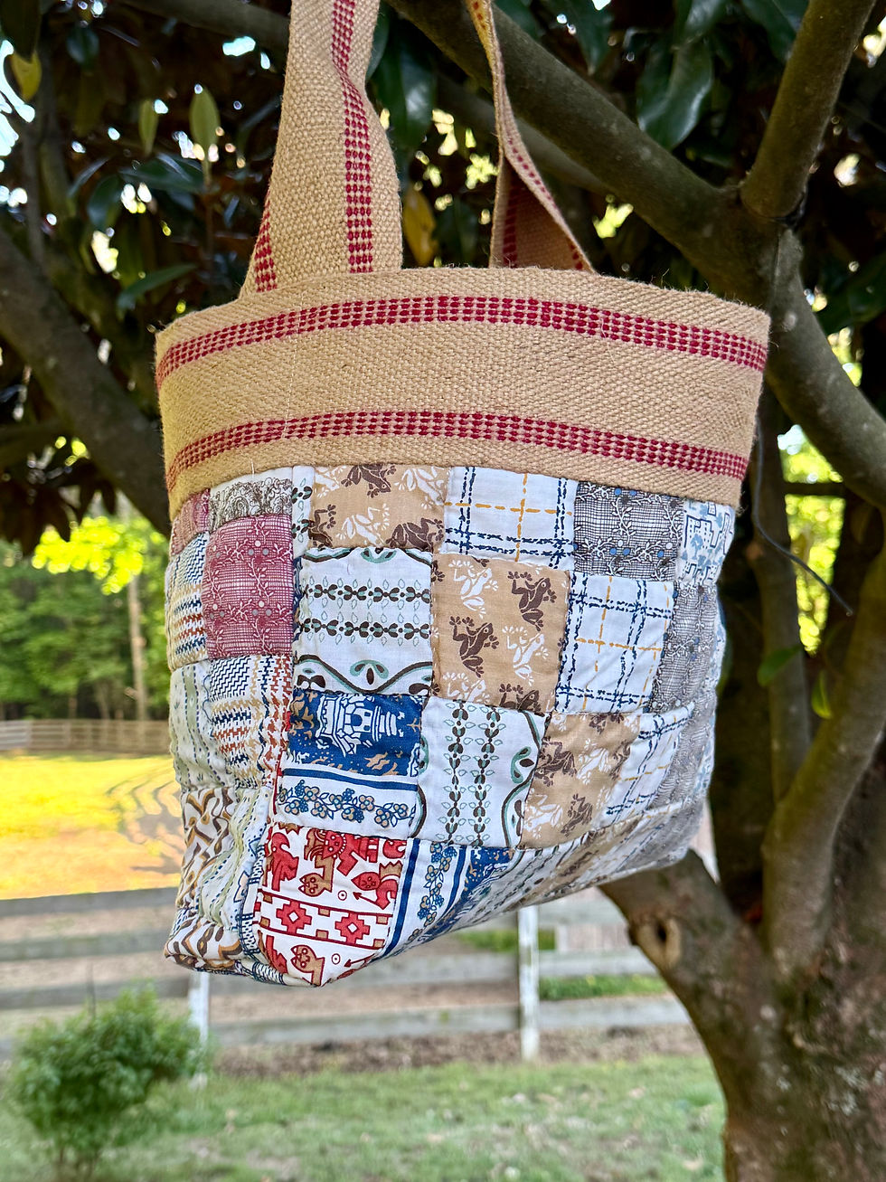 Thumbnail: Vintage Quilted Bucket Bag
