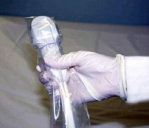Ultrasound Probe Cover with Gel, Latex-Free Sterile Disposable Clear, 6" x 12"