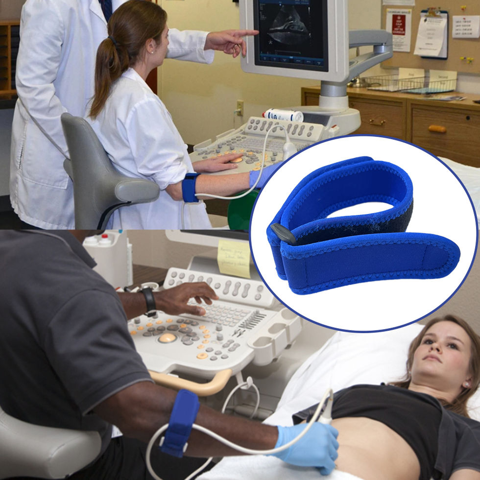 Ultrasound Probe Cable Brace - Fits Arms Between 9" and 16" Circumference, 1 Pcs