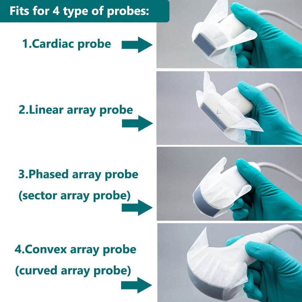 sterile latex free ultrasound probe cover how-to guide