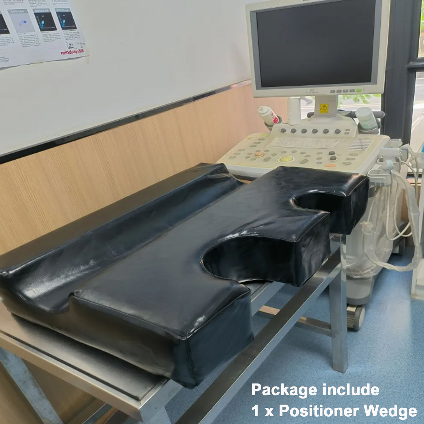 Pet Ultrasound Positioner with U Slot - Veterinary X-Ray Immobilizer Wedge Pad