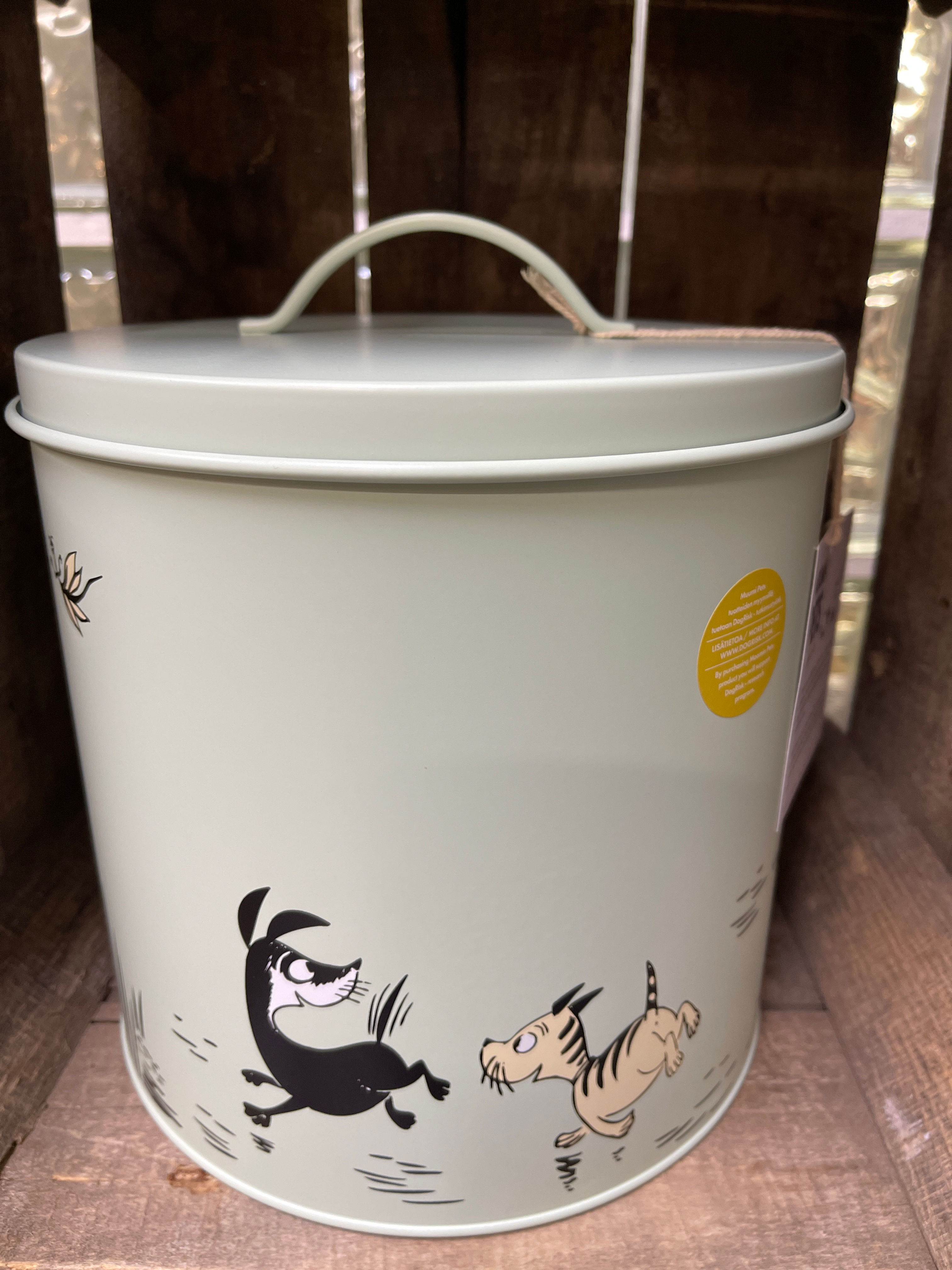 Pet tin large Moomin, D21.5cm H21cm