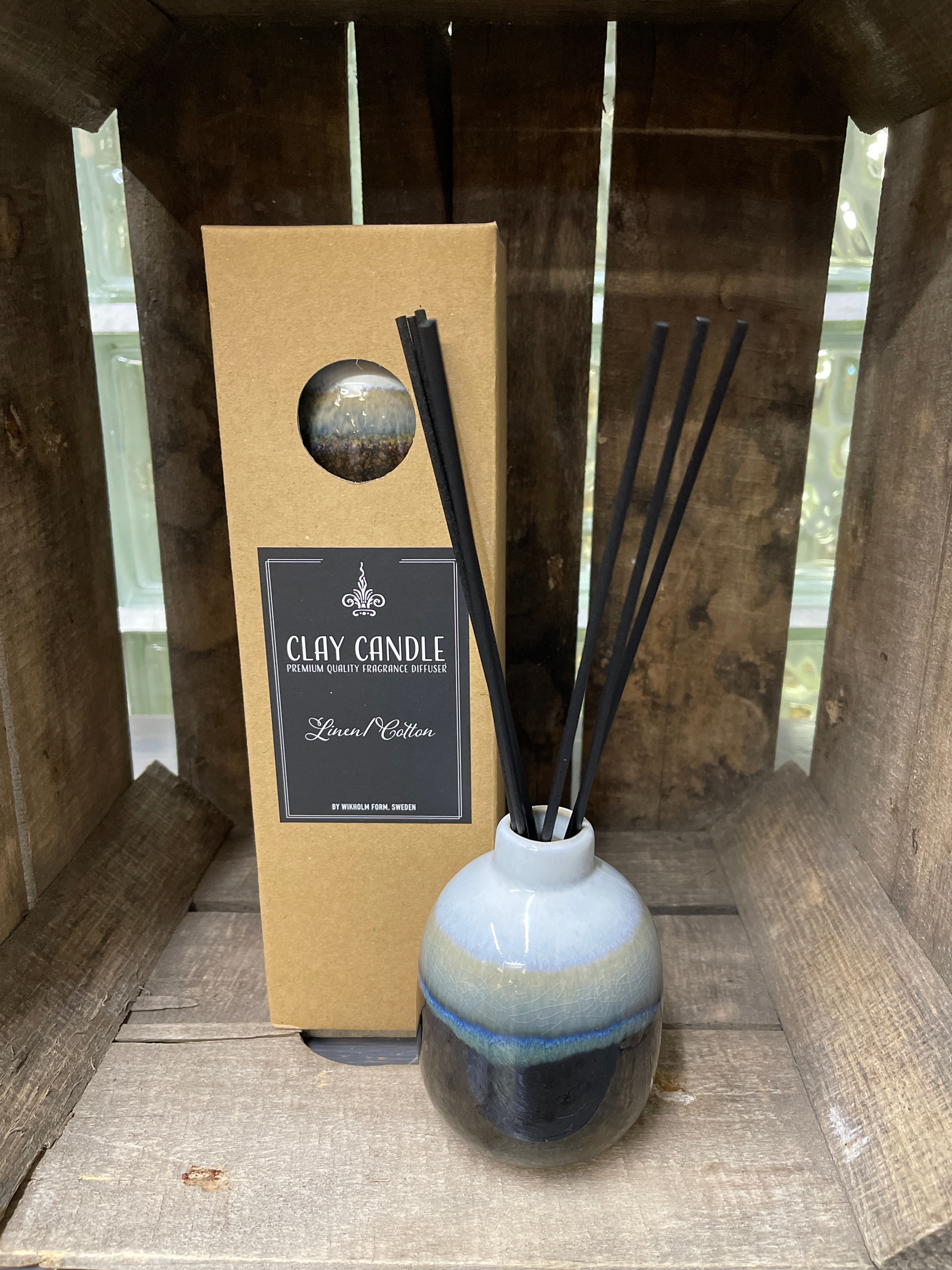 Premium Quality fragrance diffuser, Linen cotton. Wikholm, Sweden.