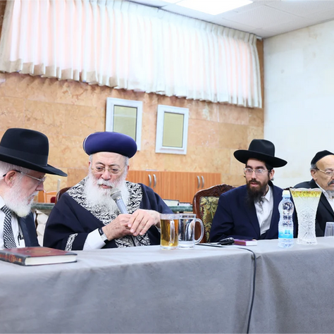 עצרת השבעה | גדולי ישראל ספדו בדמע למרן רבי רחמים מאזוז זצ"ל