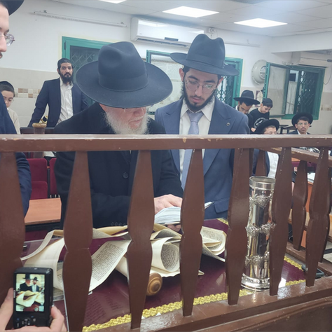 שמחת חג | סיקור ותיעוד חג הפורים בבתי רבותינו גדולי ישראל