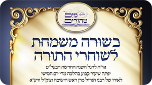 בשורה לשוחרי התורה: שיעור חדש בהלכה בבית מדרשו של מרן זצוק"ל