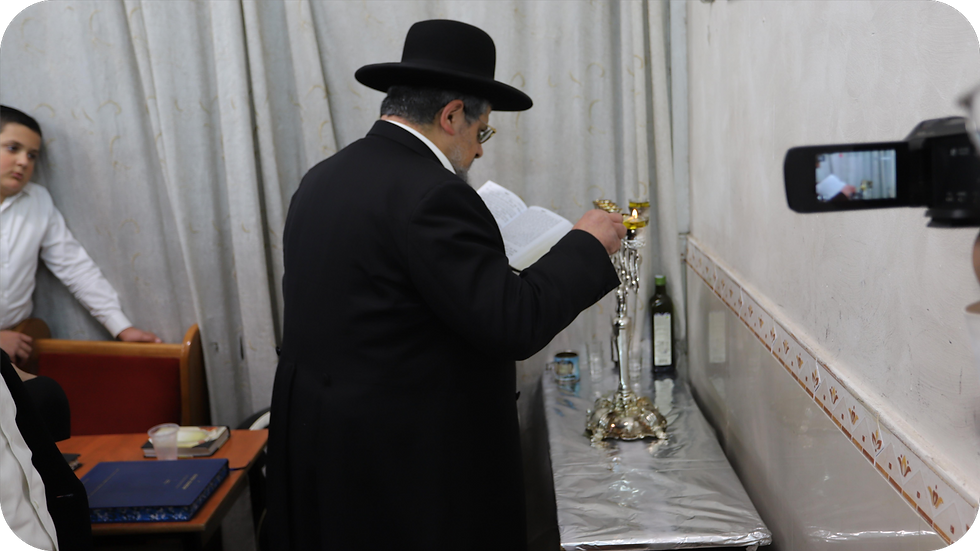 "דתנו רבנן" | הדלקת נר ראשון בישיבה הקדושה "לבנימין אמר" בברכיה