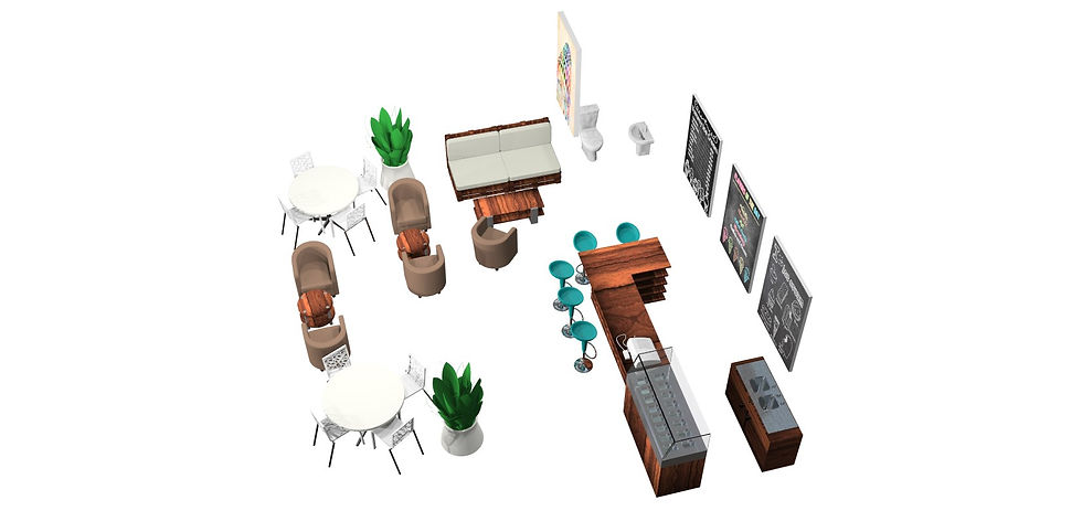 MOBILIARIO HELADERÍA ITALIANA