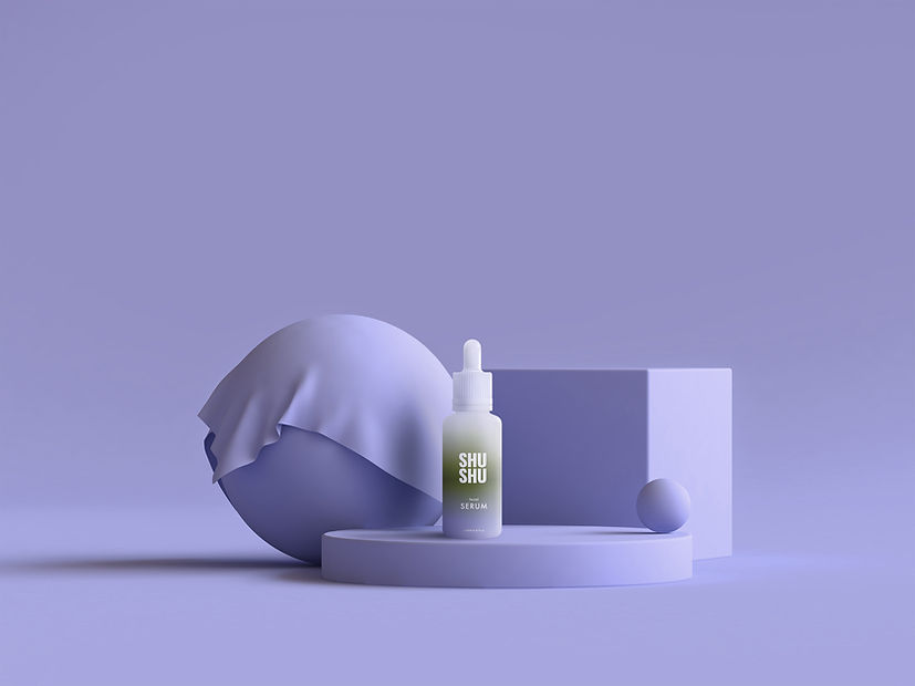 Brand Bottle of Serum