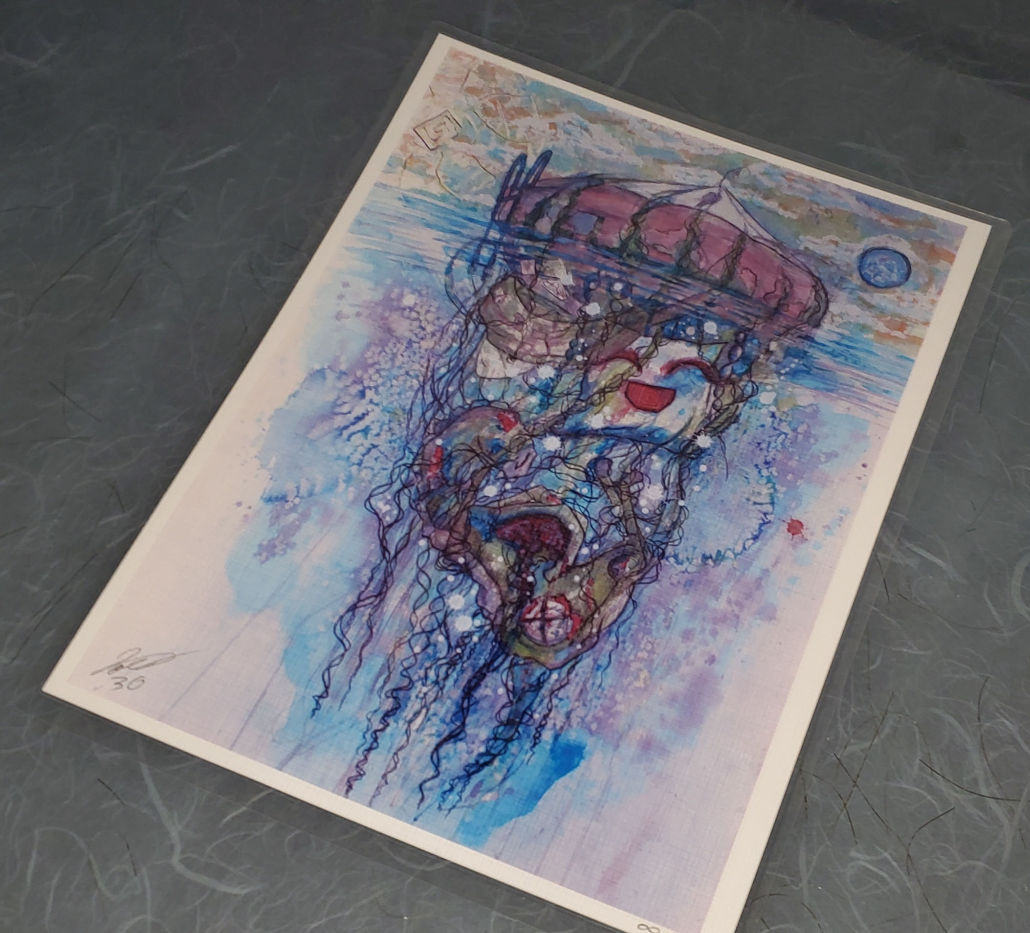 Single Sided and Unedited Lost at Sea Print