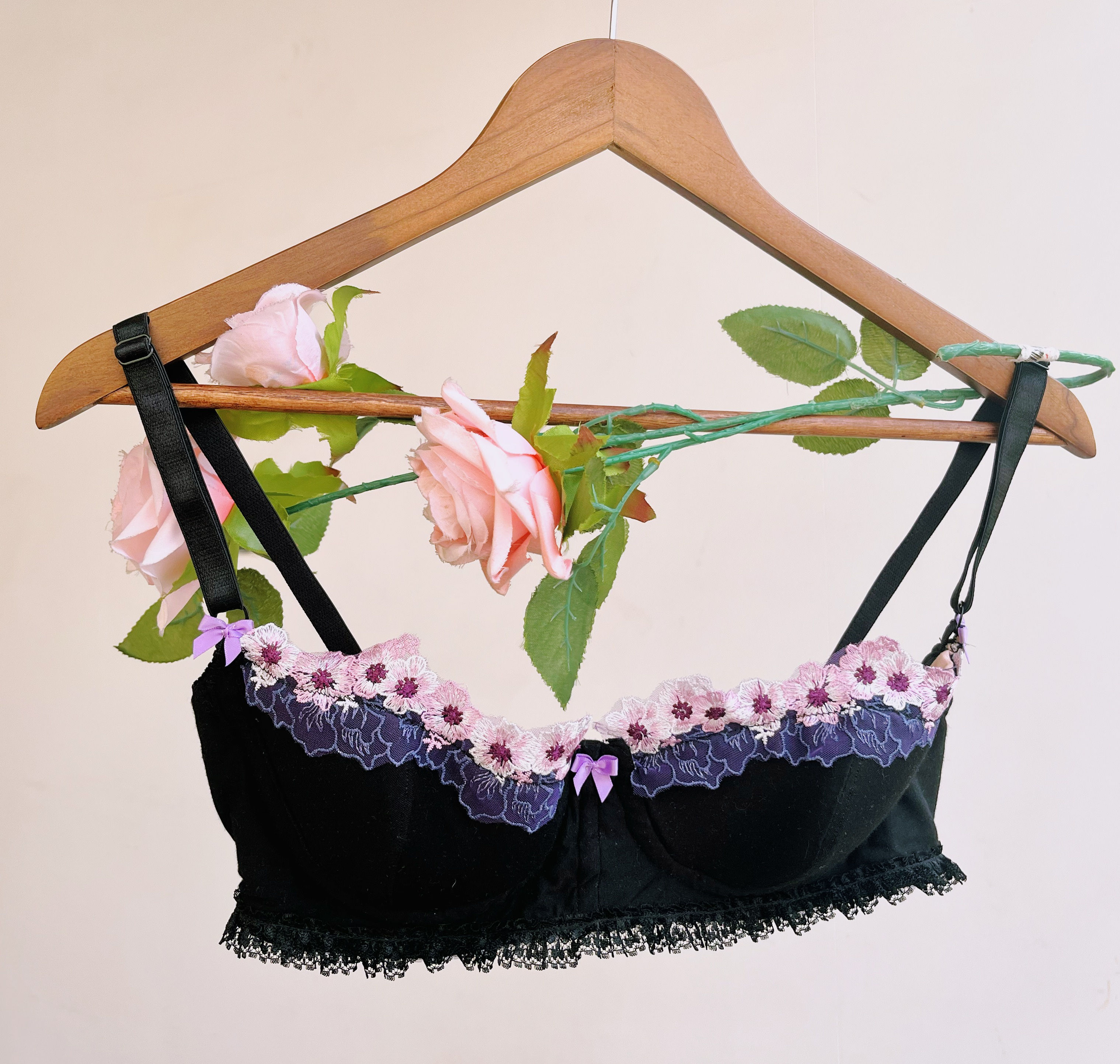 Midnight Bloom Bra