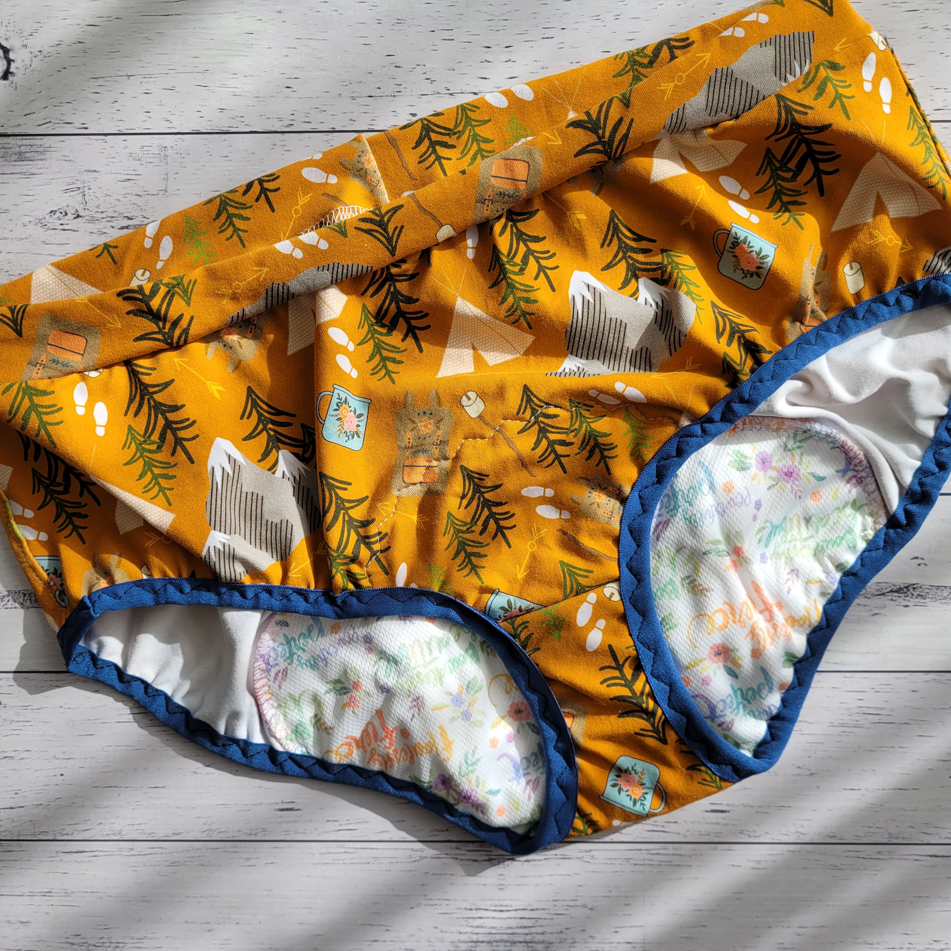 Period Undies - Adult Size 18-20 - Regular - Camping