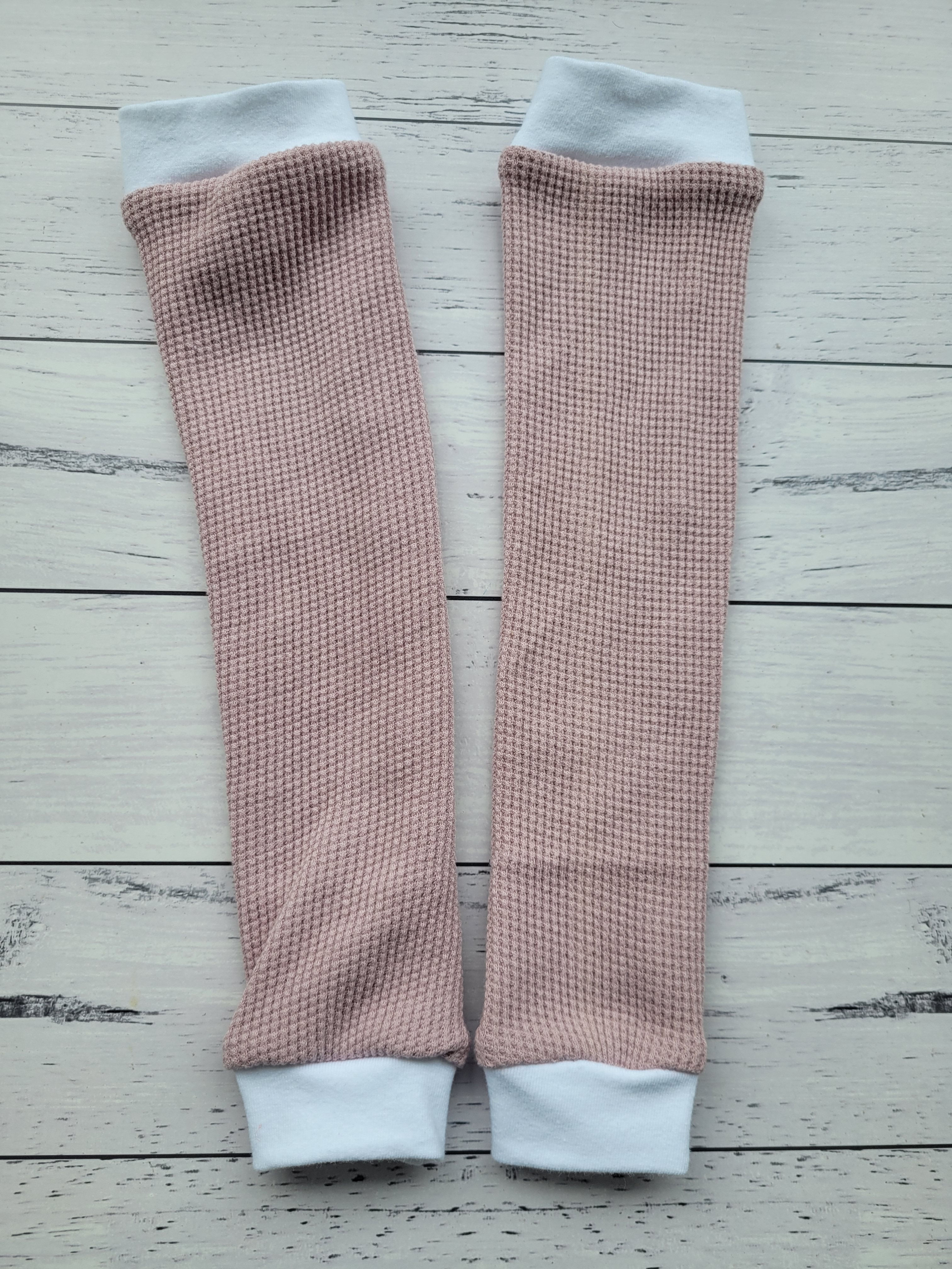 Leg Warmers - Dusty Pink - 3-6m