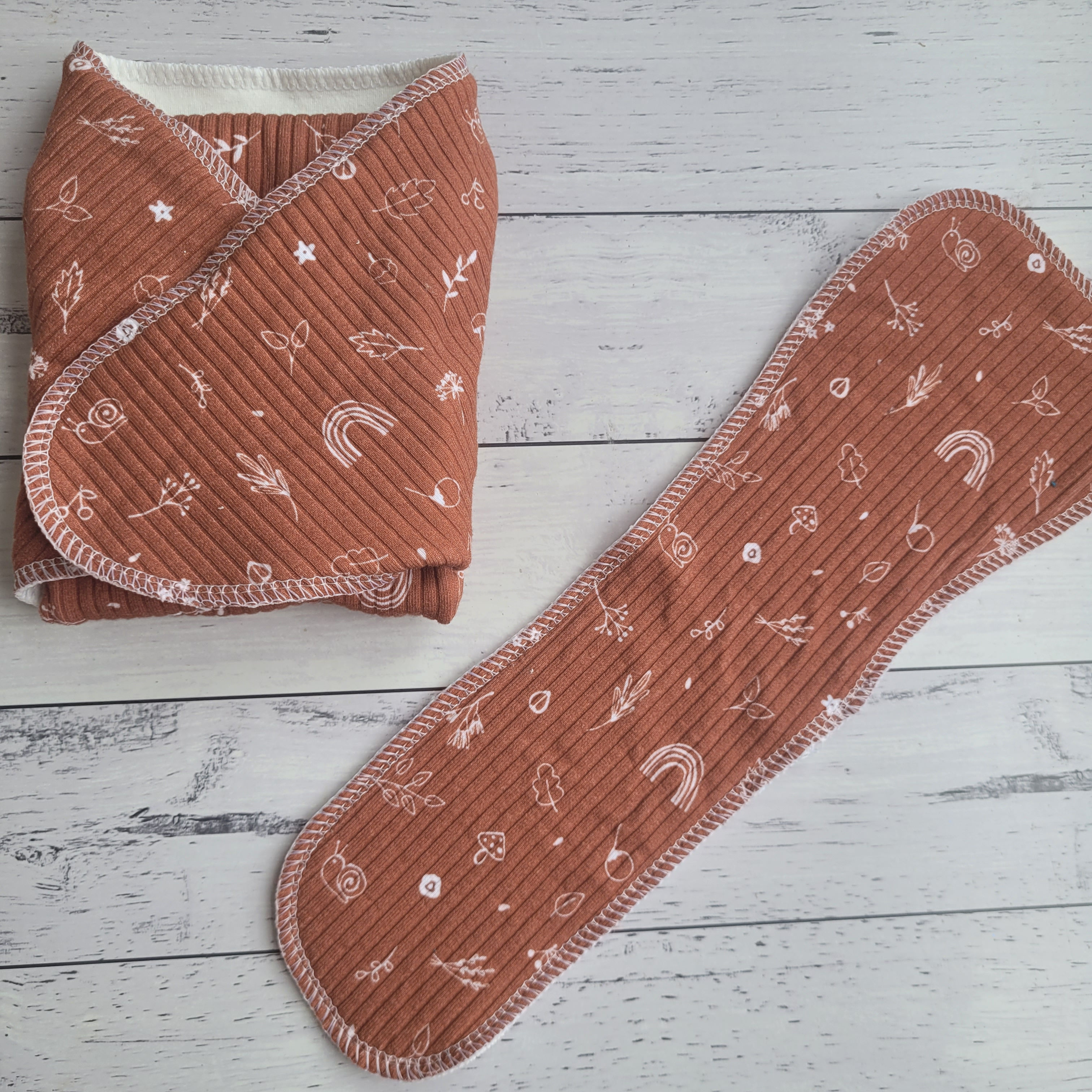 Ribbed Preflat - Rust - OSFM