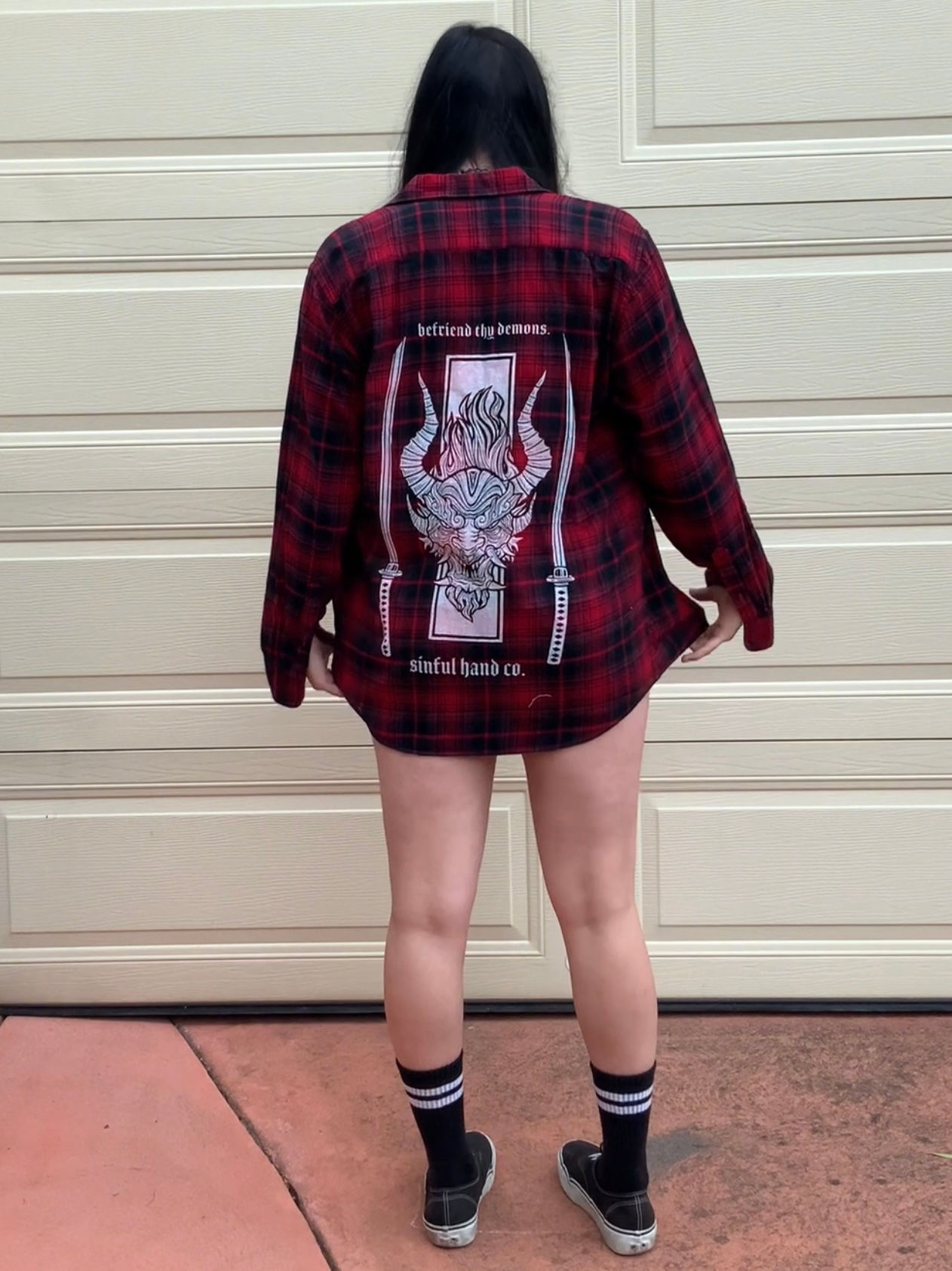 Flanny - Oni - Dark Crimson