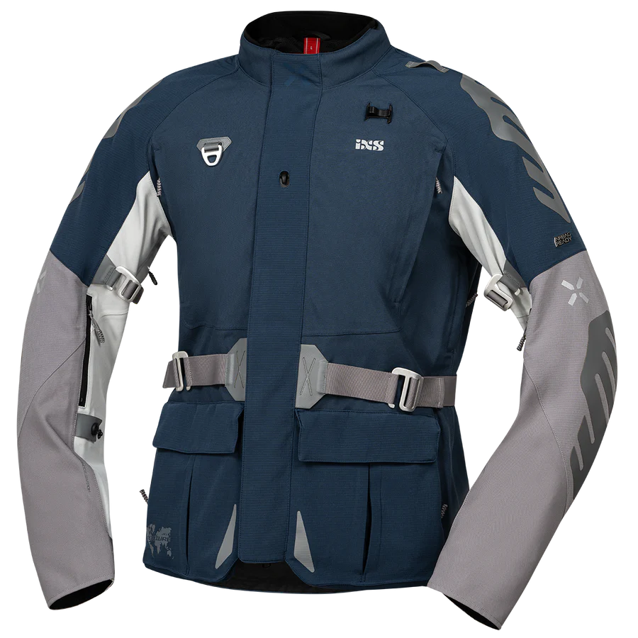 iXS Venture-STX Jacke in Blau-Hellgrau