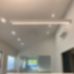 Hanging pendant light installation and downlight installation by KSR