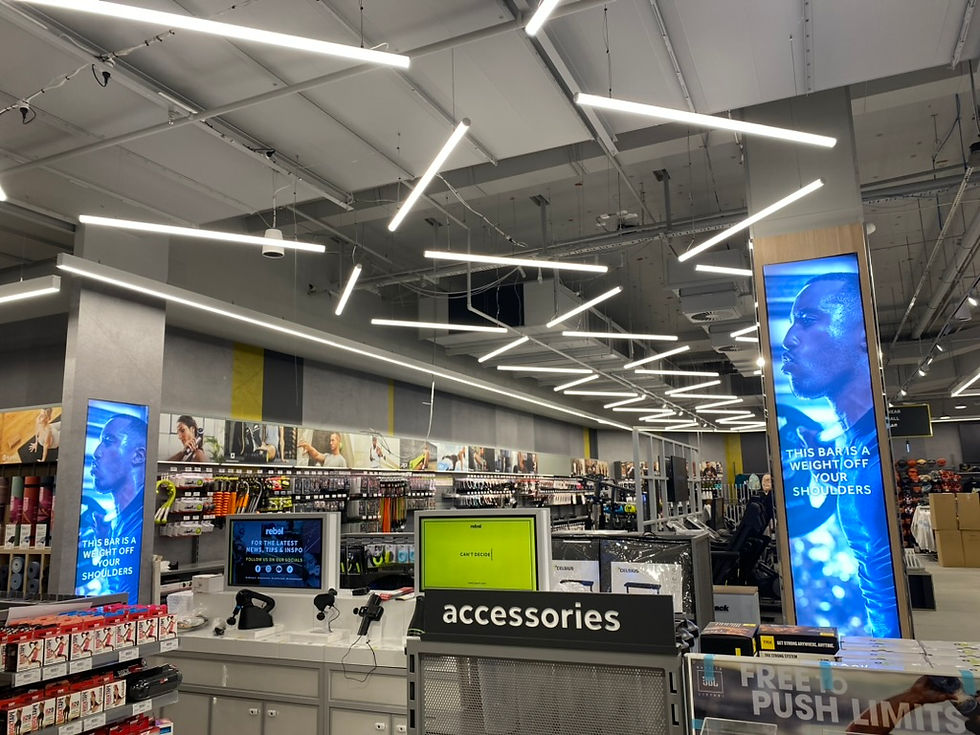 Extrusion Lighting - Retail shop - LED
