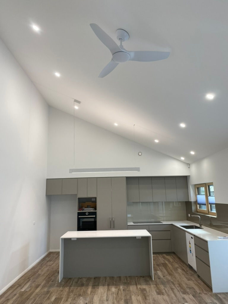 kitchen new build lighting
