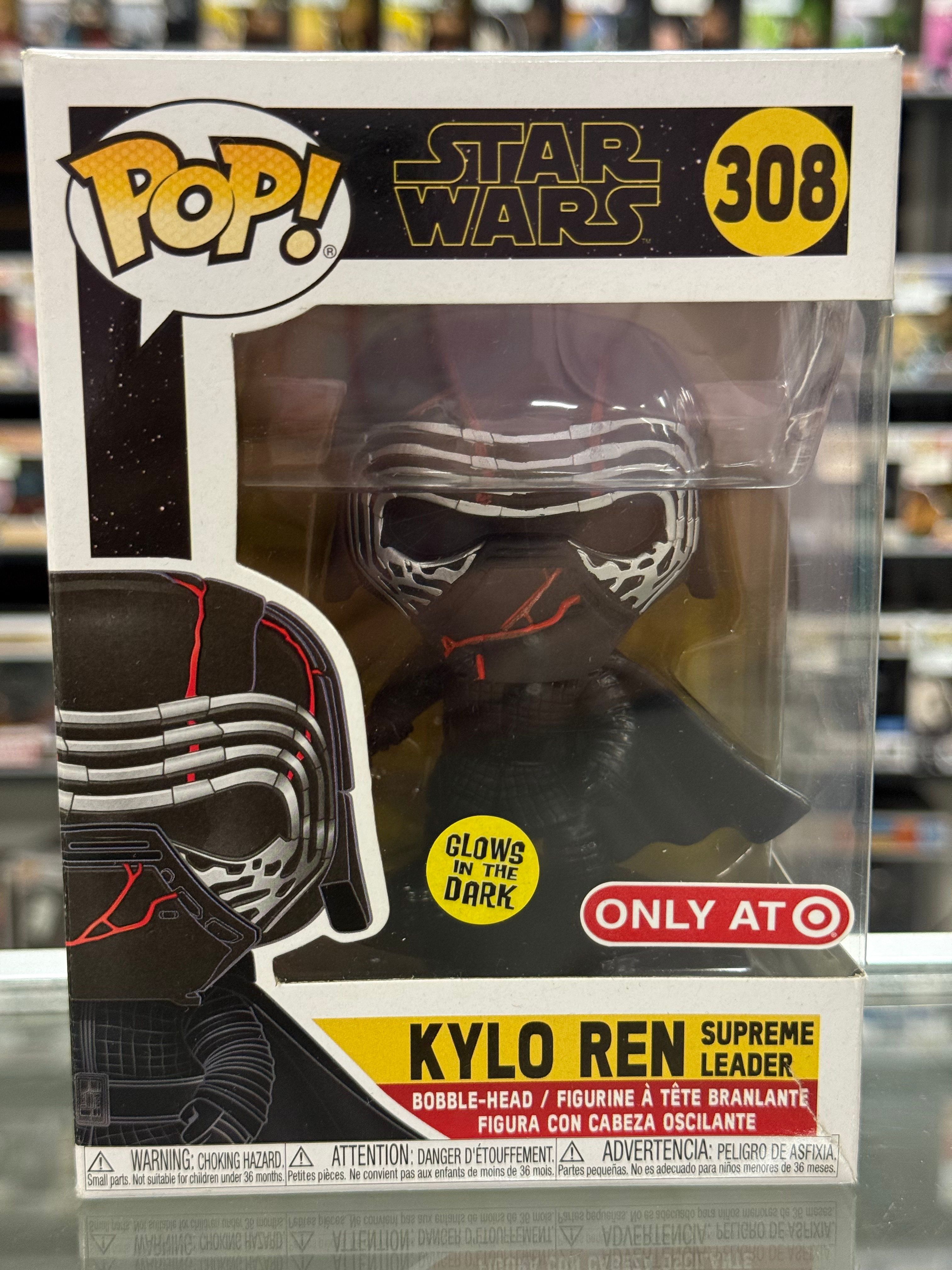 Kylo Ren Supreme Leader #308 Star Wars GITD Funko Pop