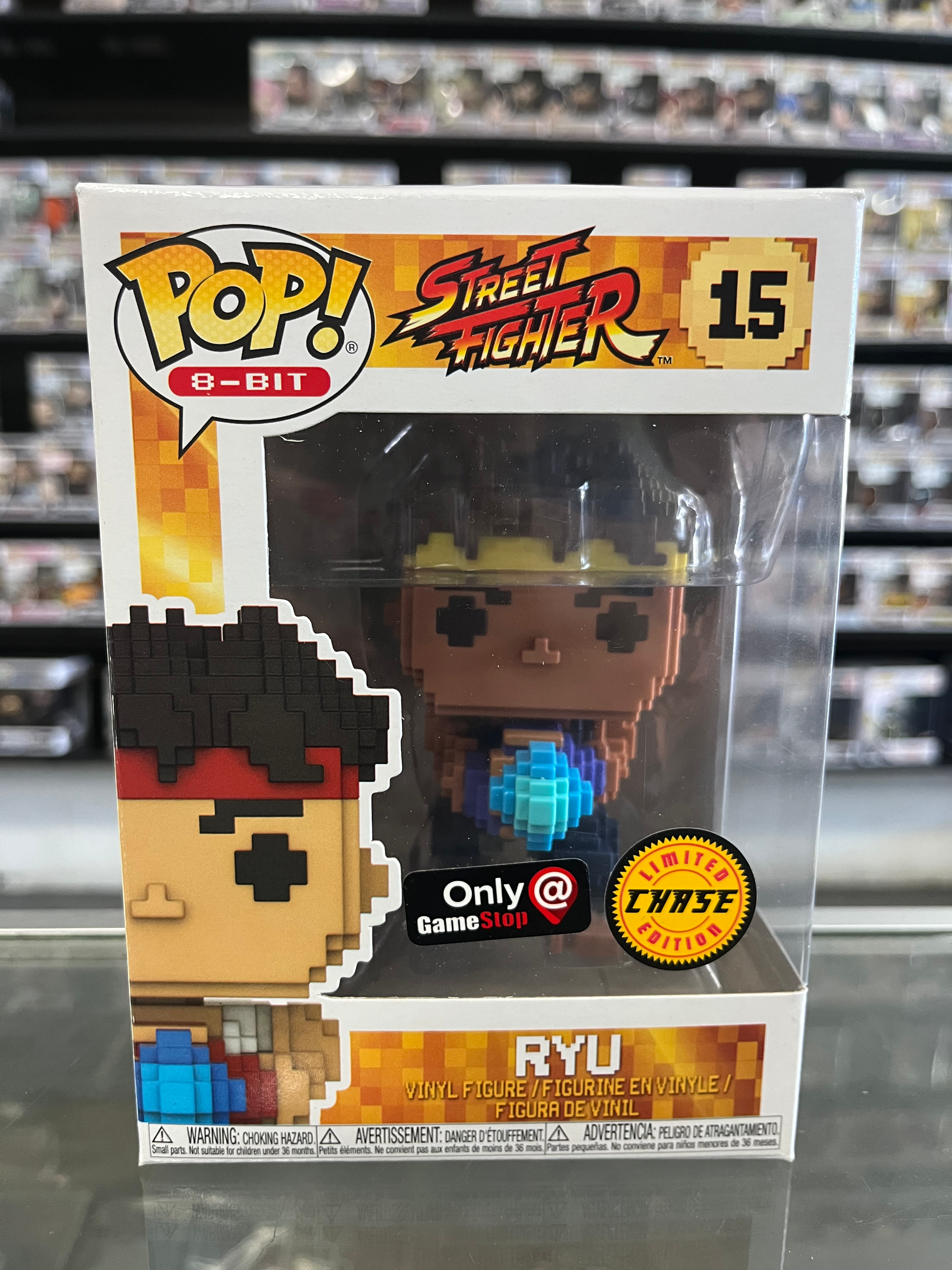 Ryu 15 Street Fighter Chase Funko Pop 