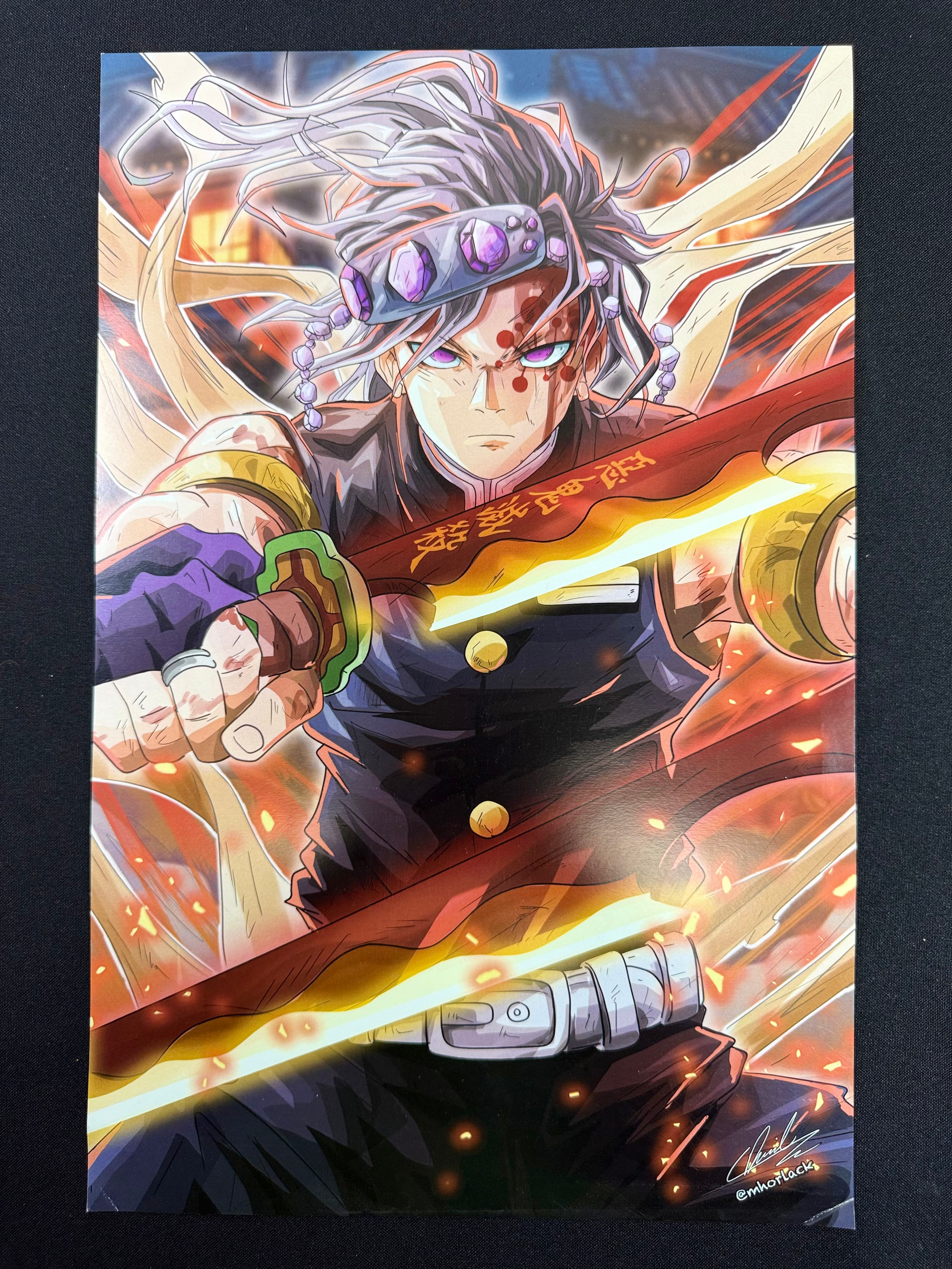 Tengen Uzui Demon Slayer 11x17 Print