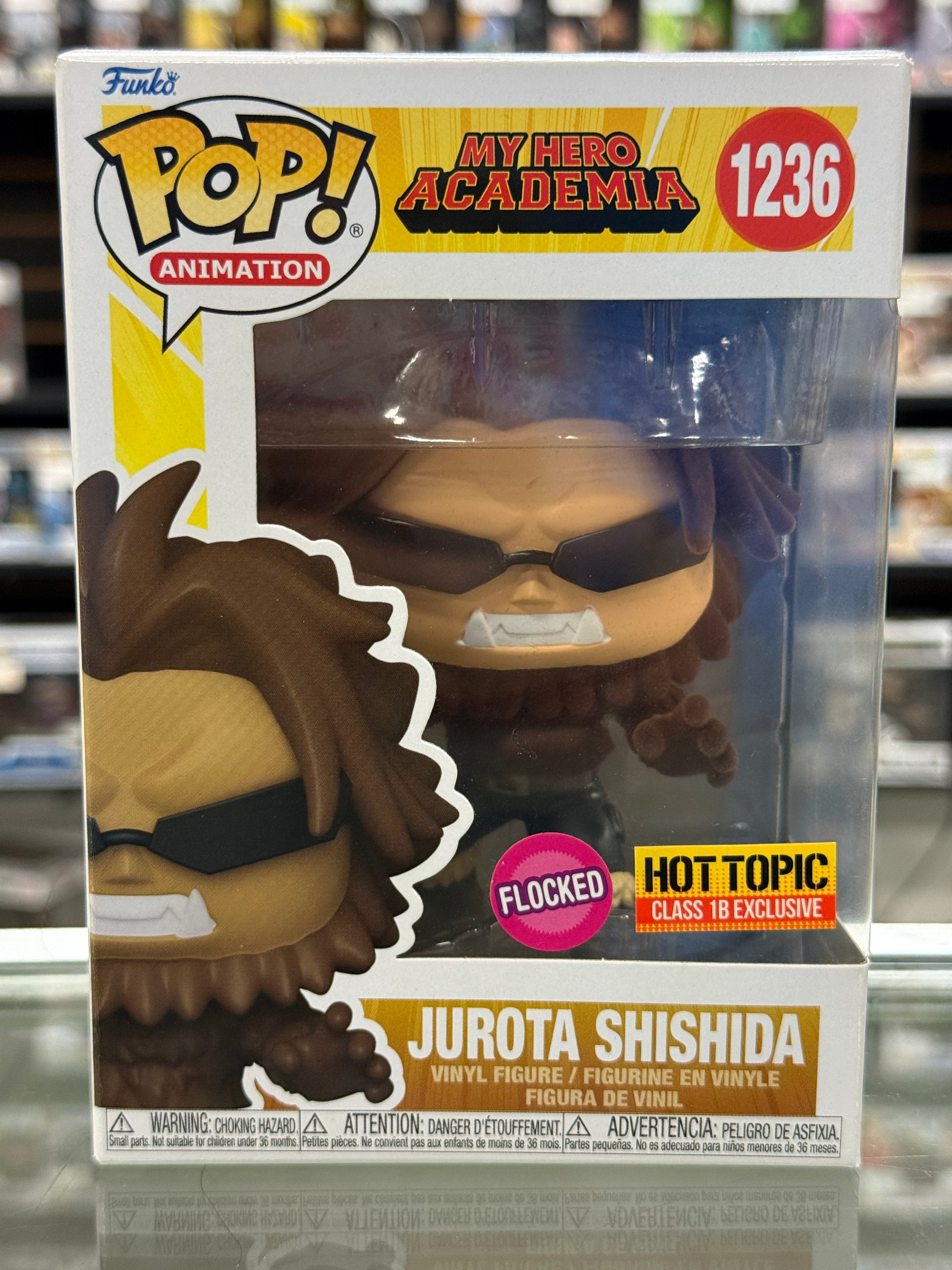 Jurota Shishida #1236 My Hero Academia Flocked Hot Topic Funko Pop