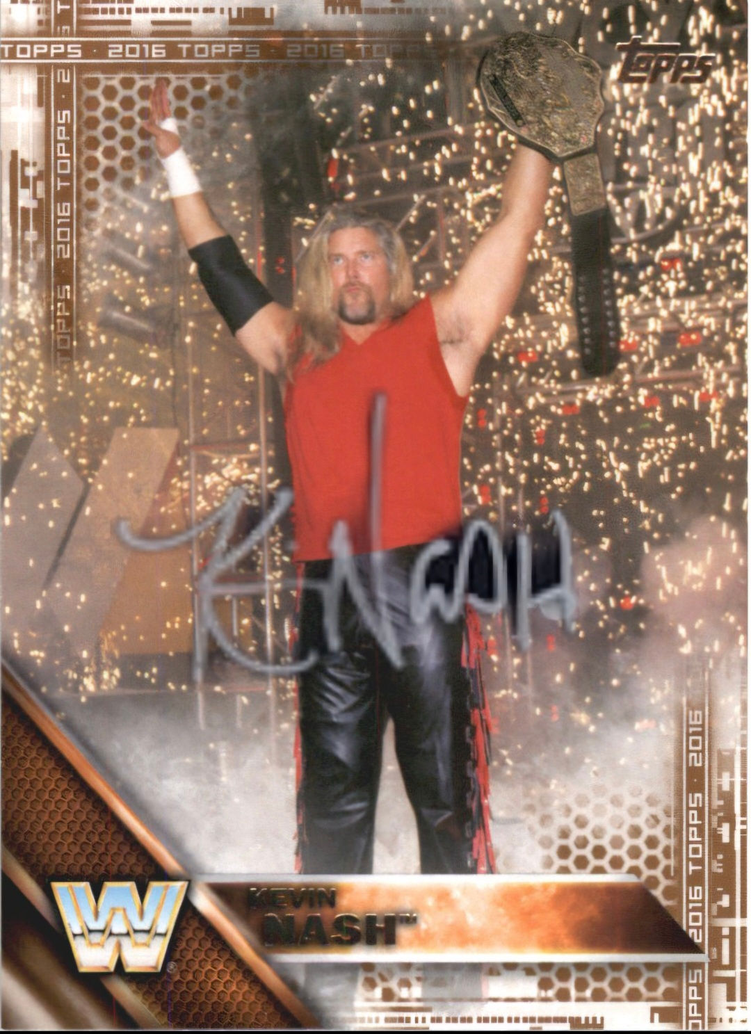 *PRESALE* Signed Topps Kevin Nash Trading Card