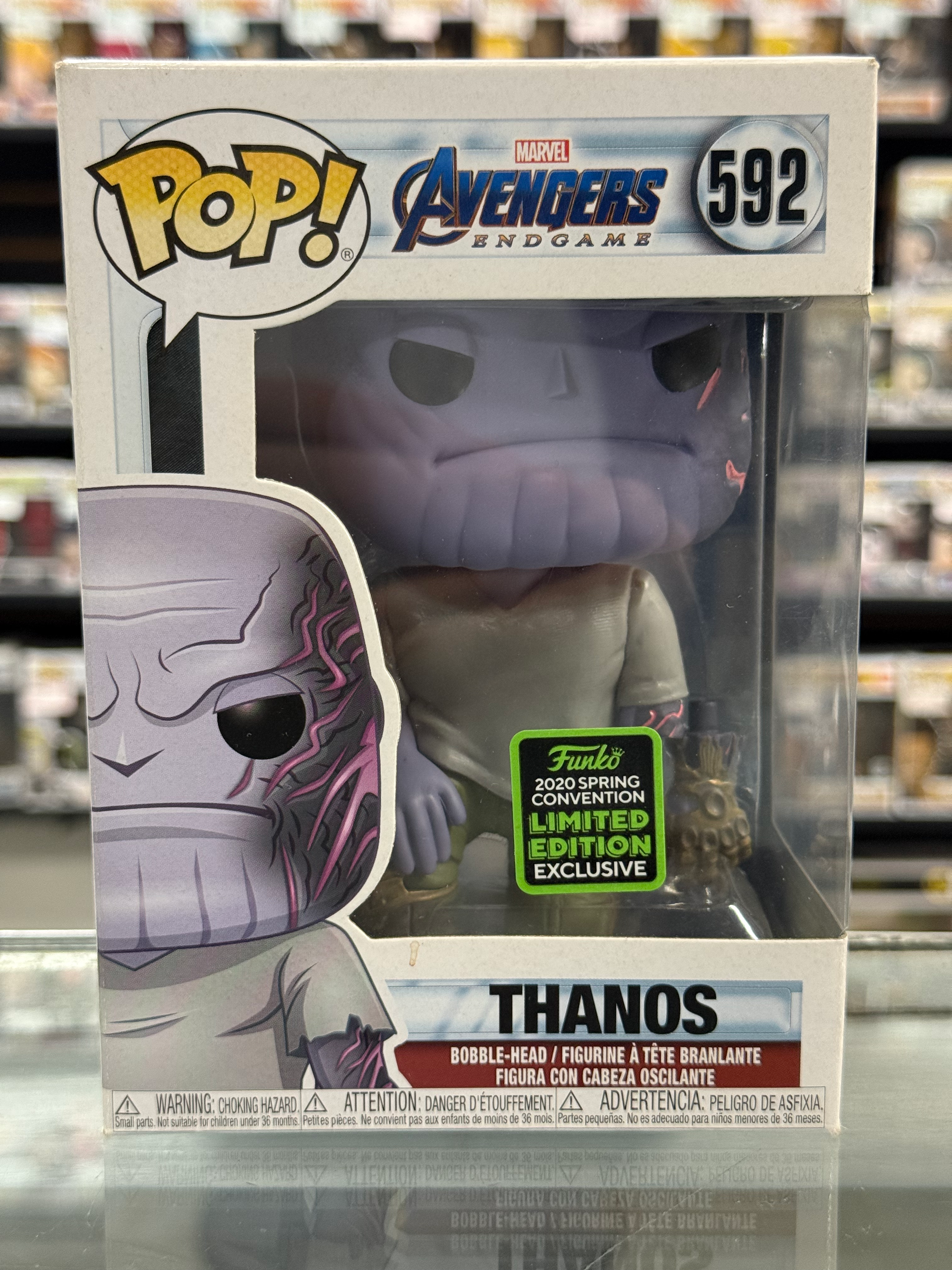 Thanos #592 Avengers Endgame 2020 Spring Convention Funko Pop