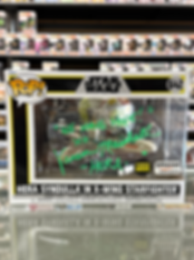Hera Syndulla in X-Wing Starfighter #642 Star Wars Signed By Vanessa Marshall