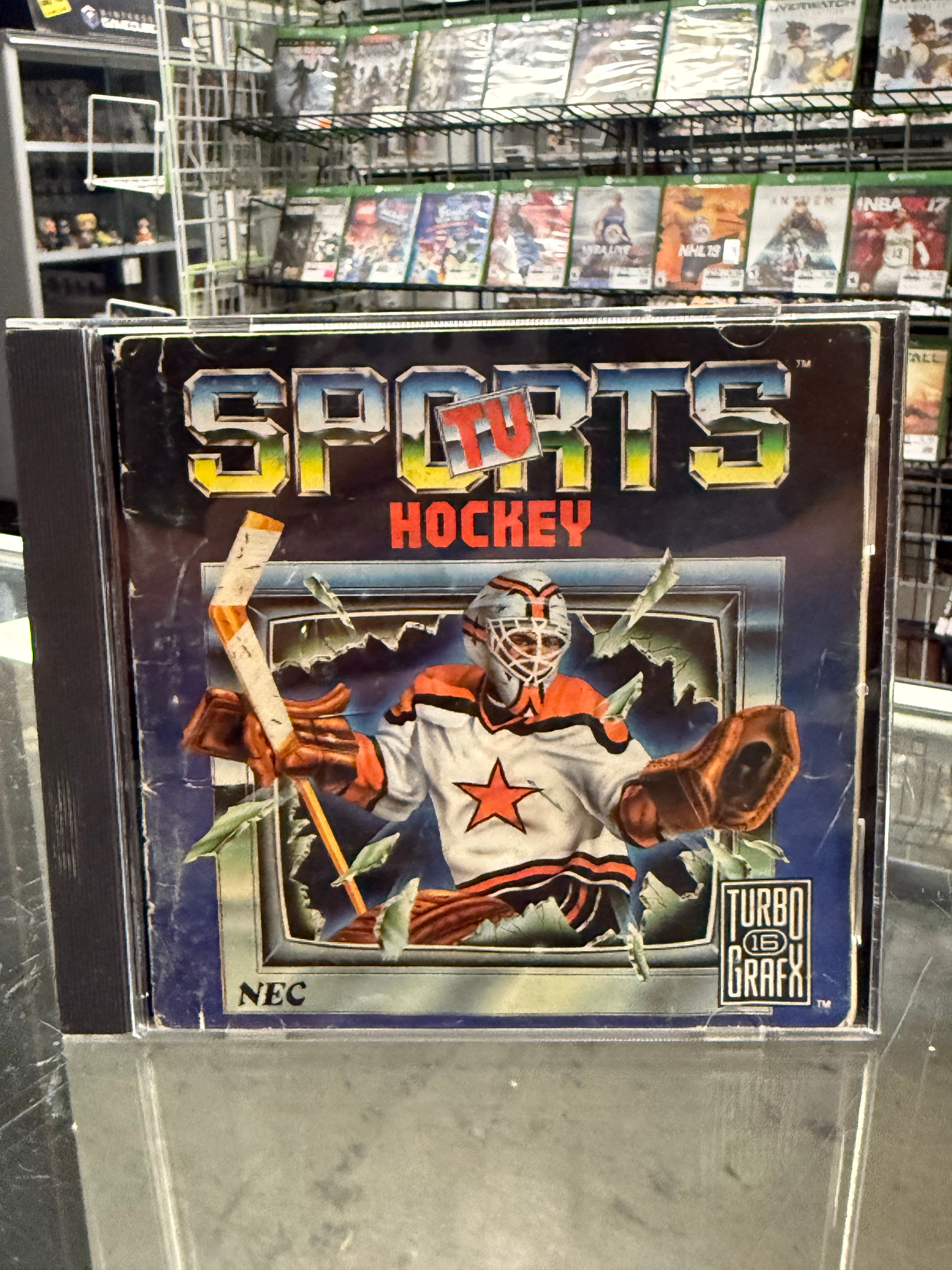 Sports TV Hockey - Turbo Grafx 16