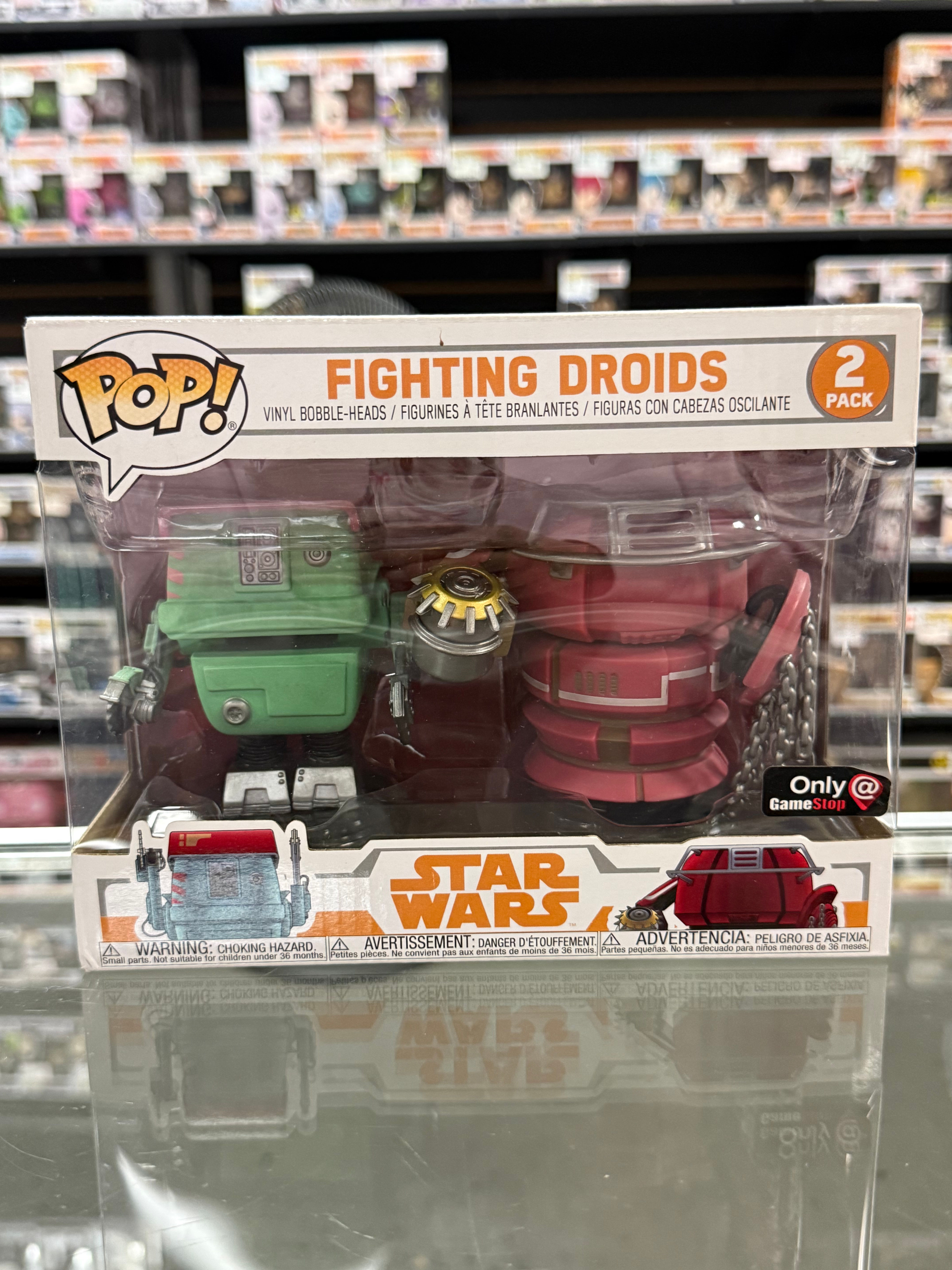 Fighting Droids 2 Pack Fighting Droids Funko Pop