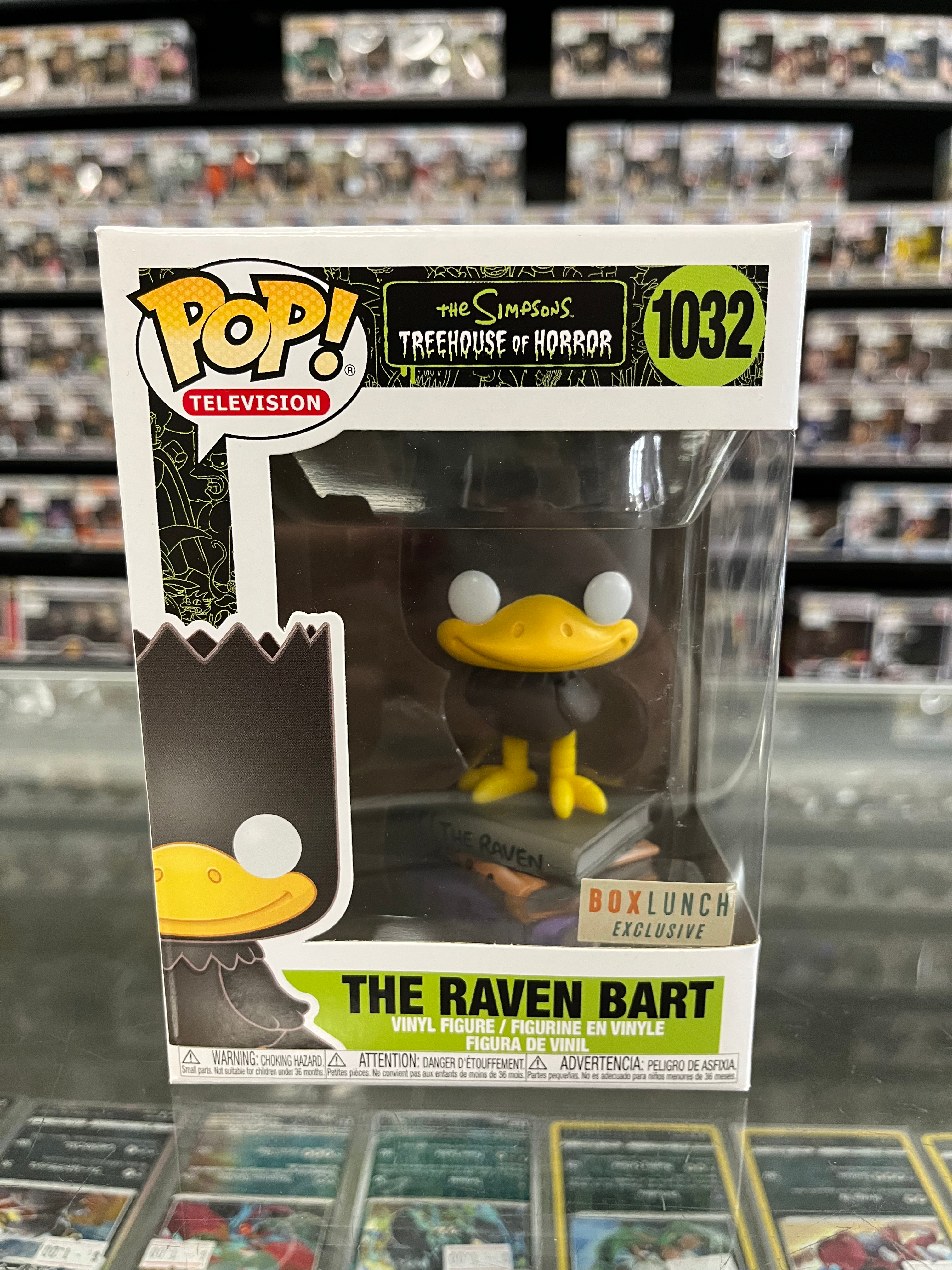 The Raven Bart 1032 The Simpsons Treehouse Of Horror Funko Pop