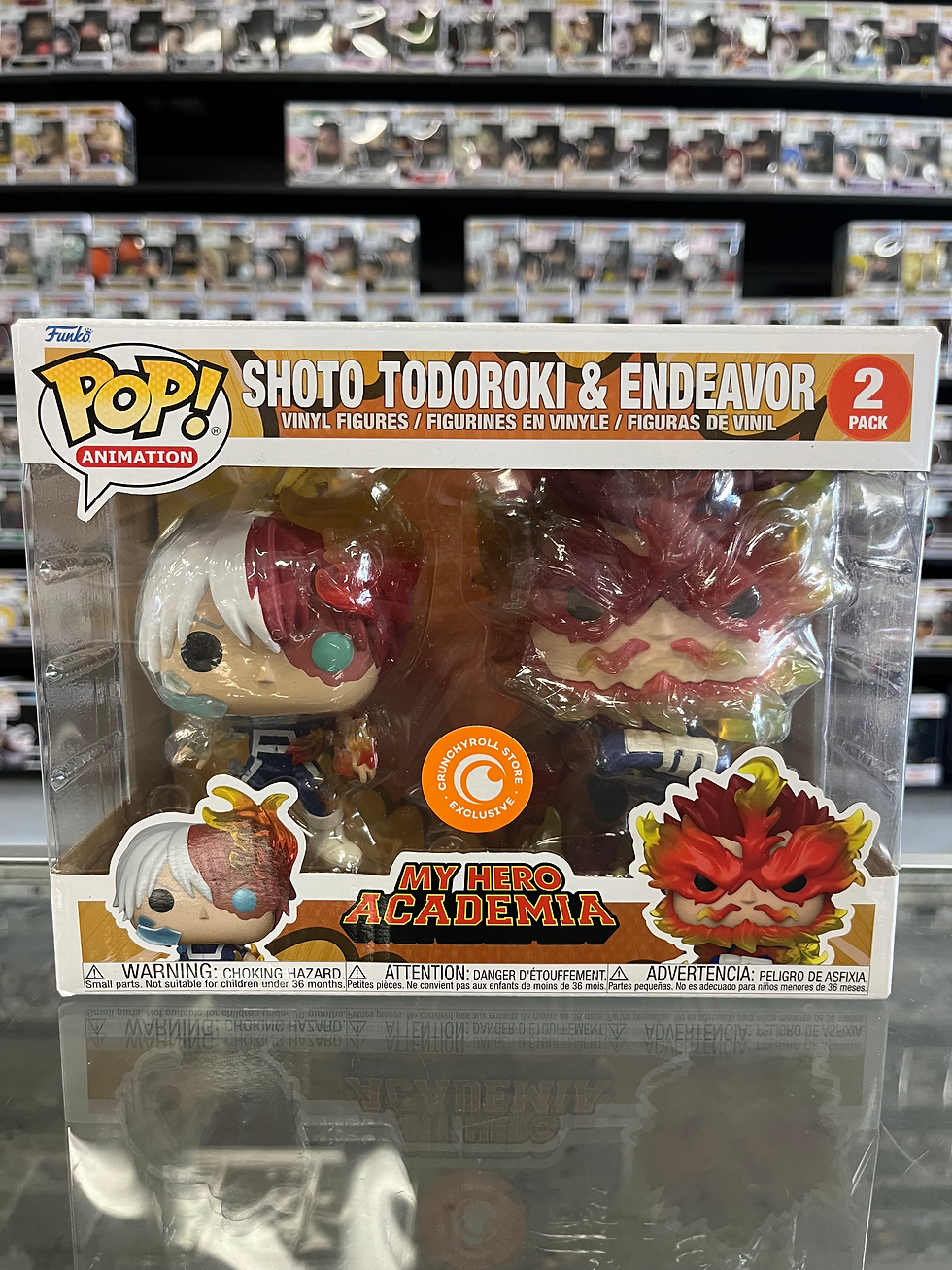 Shoto Todoroki & Endeavor My Hero Academia 2-Pack Funko Pop