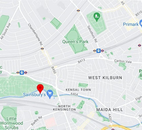 Open yard at Ladbroke Grove location