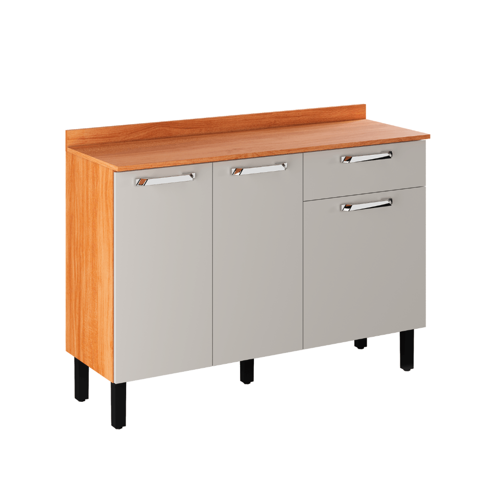 Balcão Vegas 3 Portas 1 Gaveta - Itatiaia