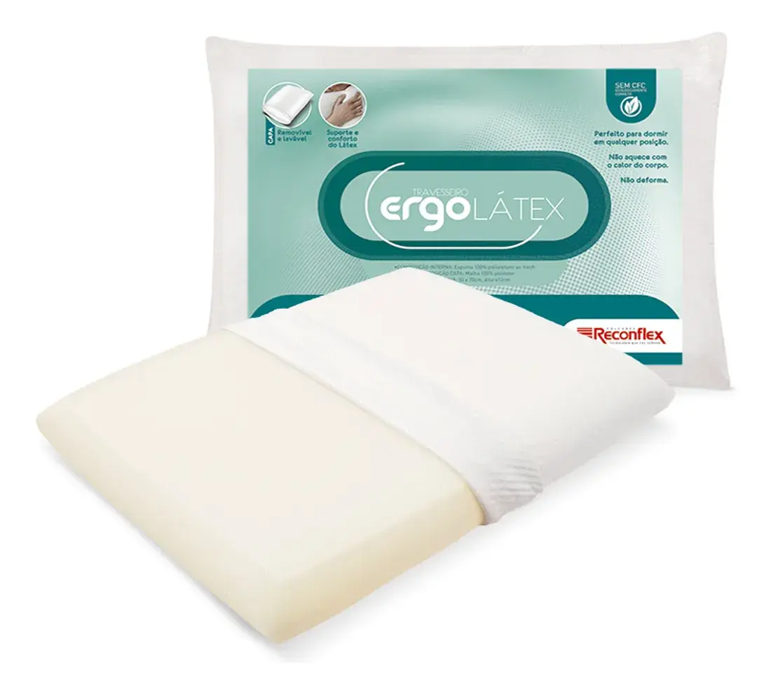 Travesseiro Ergo Latex - Reconflex