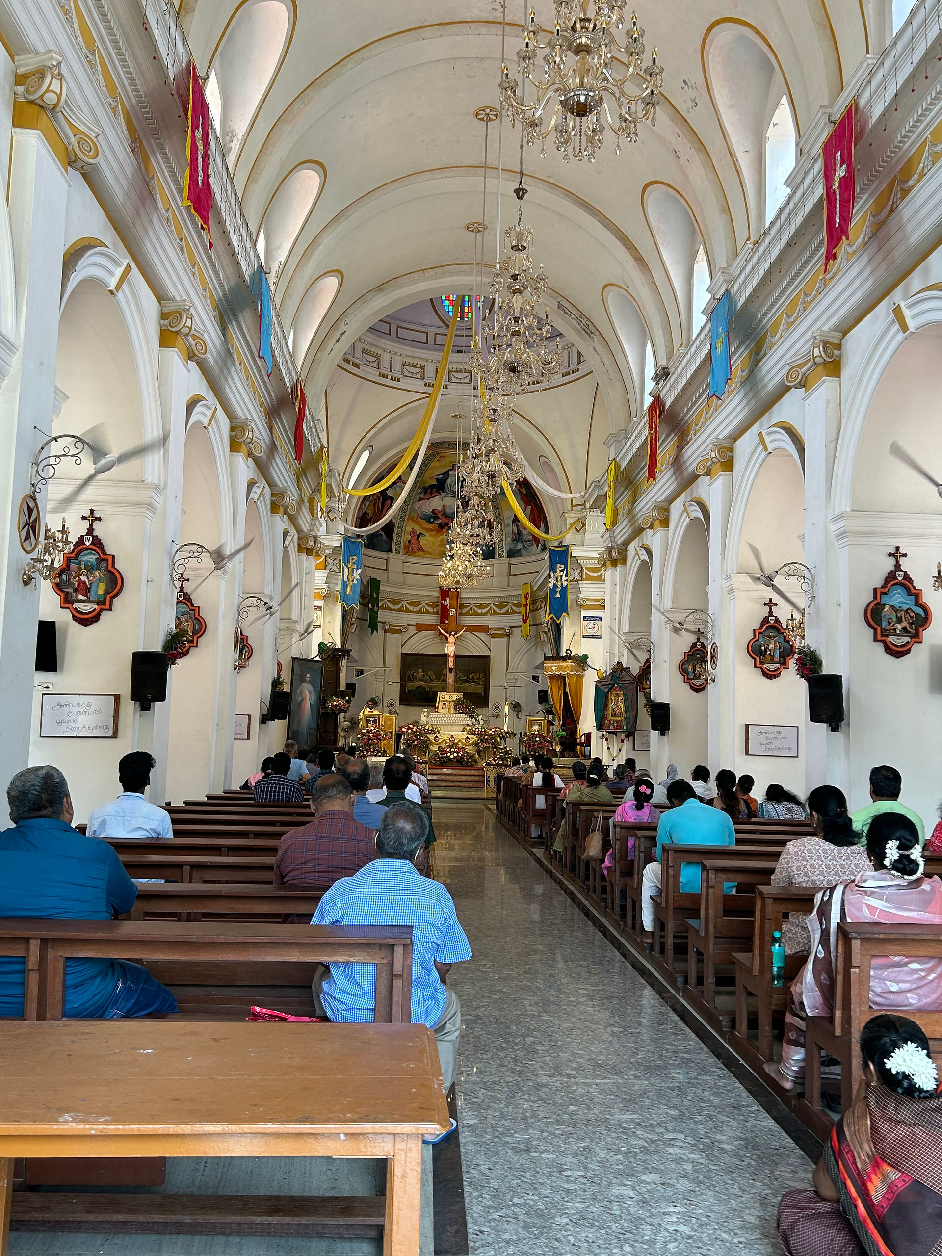 inside our lady of angels church