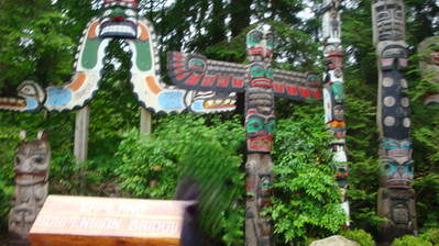 Totem poles at Capilano Suspension Bridge