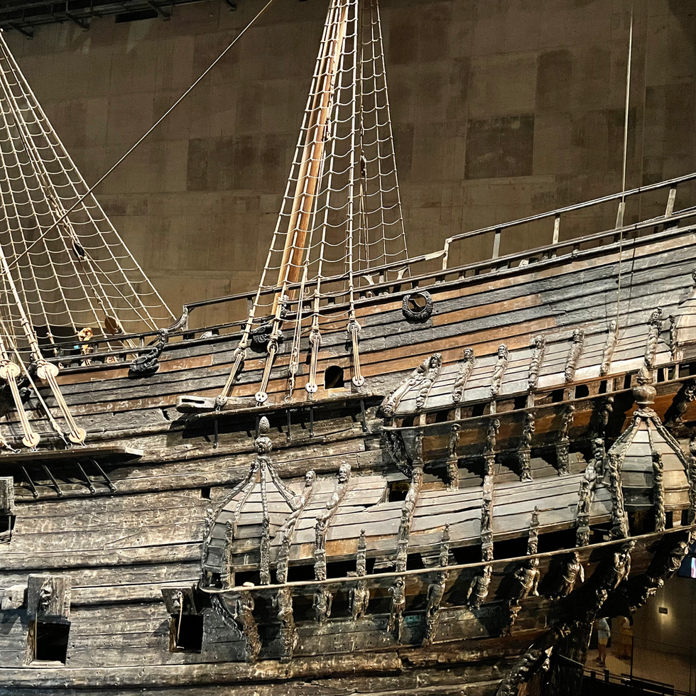 Display at Vasa Museum