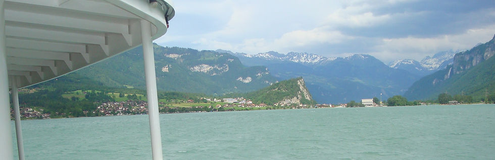 Beautiful vistas of Lake Brienz from the ferry