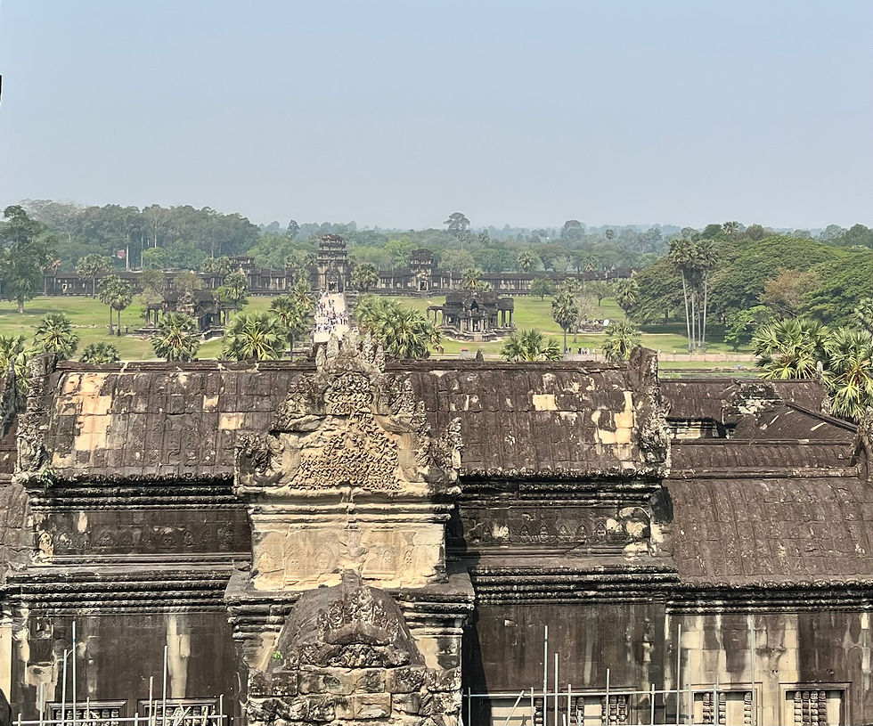 From the highest point of Angkor Wat