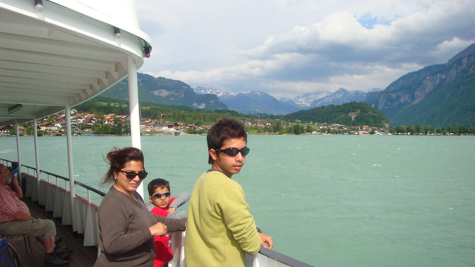 Beautiful vistas of Lake Brienz from the ferry
