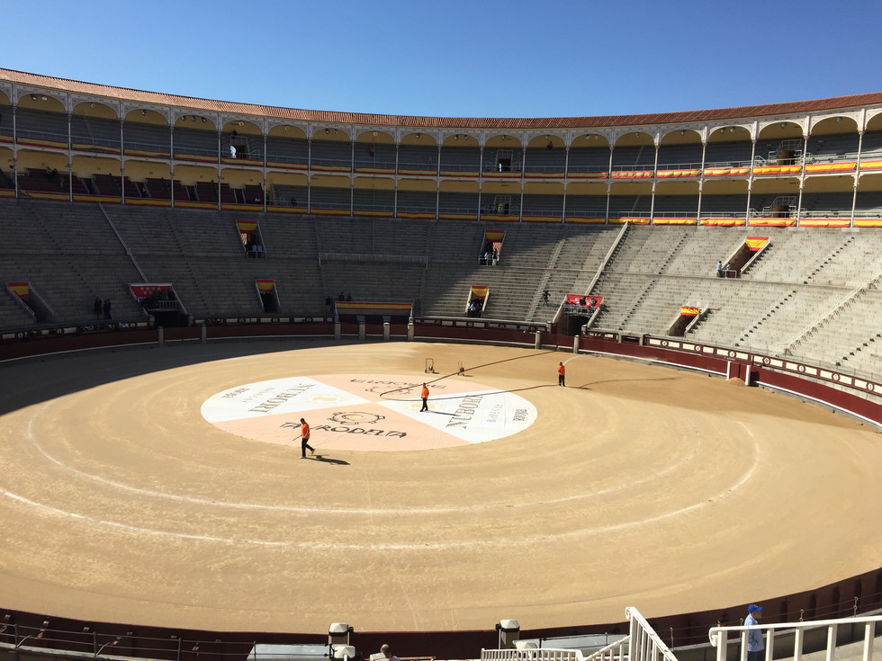 The bullfight arena at Plaza de Toros