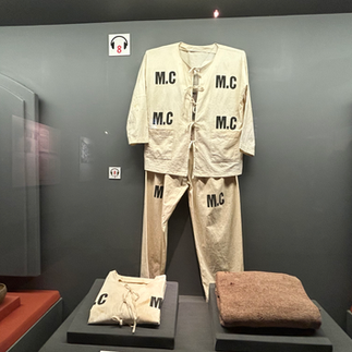 Prisoners' attire in Hoa Lo Prison in Hanoi